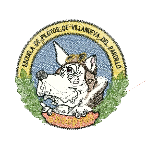 Diseño puntadas de bordado