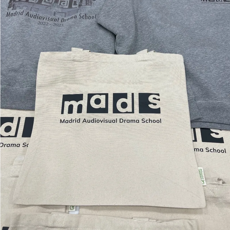 Bolsa MADS Escuela Drama Madrid.